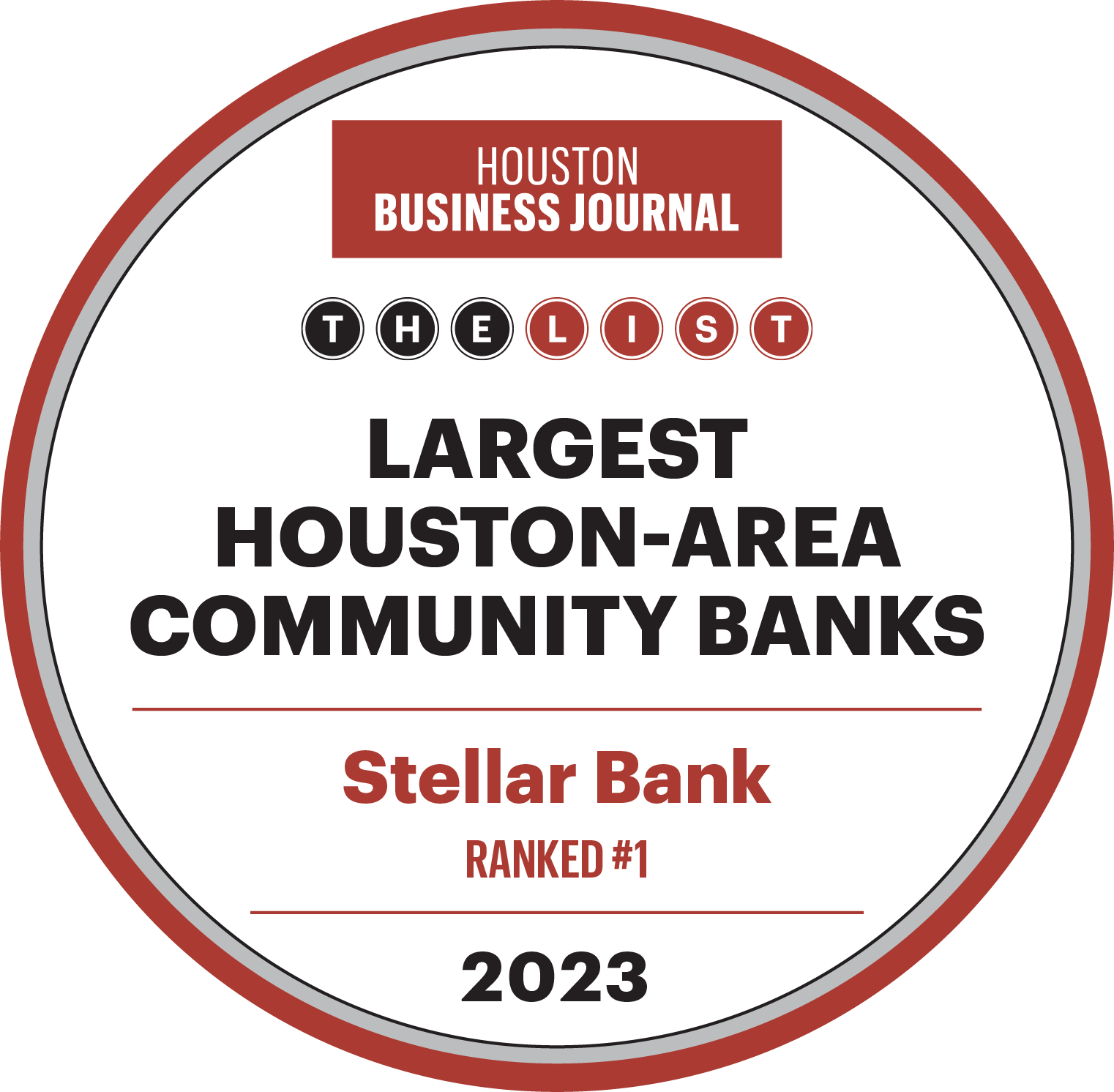 HBJ Largest Houston-Area Community Banks Awards